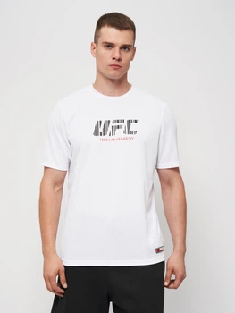 Футболка спортивна довга чоловіча UFC UFCYE35081 S Біла (3609088140065)