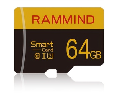 TF карта памяти microSD Rammind Class 10 UHS-1 64Gb с адаптером