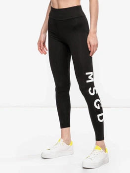 Спортивні легінси для фітнесу високі жіночі Missguided b1501901c27 34 Чорні (KC1000000049903)