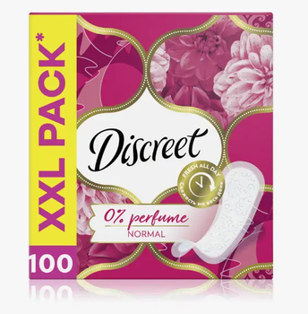 Щоденні прокладки Discreet 0% Perfume Multiform 100шт