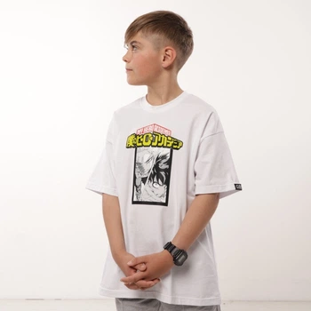 Футболка для підлітків оверсайз Gbi Teens Academia Teens універсальна Біла на зріст 158 (14081)