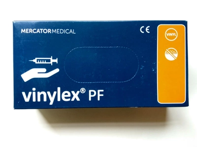 Перчатки Mercator Medical VINYLEX PF S виниловые неопудренные 100 шт