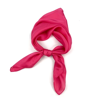 Платок женский однотонный 083-301 LuckyLOOK Розовый 70х70