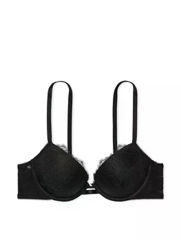 Бюстгальтер Victoria's Secret Rose Lace Push-Up Bra Black розмір 34C
