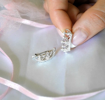 Серьги корона MaxiUvelir 8508