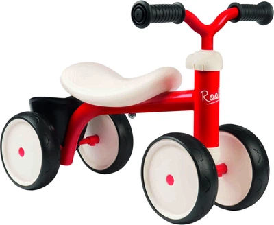 Rower biegowy dla dzieci Smoby Toys metalowy czterokołowy Czerwony (721400) (3032167214003)