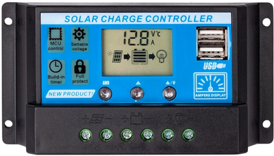 Контролер сонячної панелі Volt Polska SOL PWM 10A 2xUSB (3IPSSOLU10)