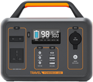 Stacja ładująca Volt Polska TRAVEL POWERBOX 600 / 300 W / 280 Wh / Li-ion (5TPBOX0600)