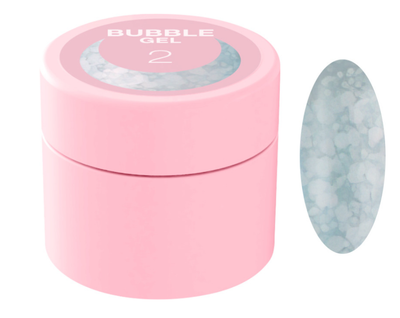 Блесточки для ногтей Luna Bubble Gel №02 5 мл
