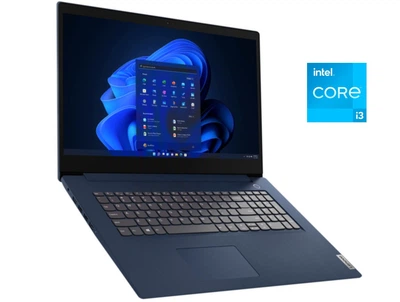 Ультрабук Б-класс Lenovo IdeaPad 3 17ITL6 / 17.3" (1600x900) TN / Intel Core i3-1115G4 (2 (4) ядра по 1.7 - 4.1 GHz) / 8 GB DDR4 / 128 GB SSD + 500 GB HDD / Intel UHD Graphics / WebCam / Win 11 Home б/у