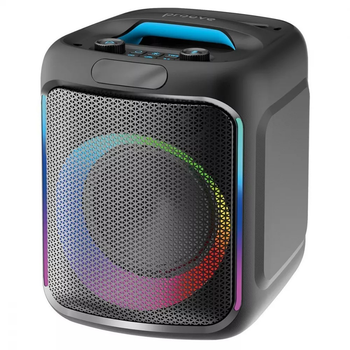Колонка Proove Monitor 40W, акумулятор 12000 мАг, Bluetooth 5.3, караоке-режим, IPX4, чорний корпус