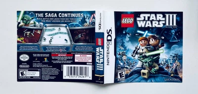 Обложка для игры LEGO Star Wars III The Clone Wars - Nintendo DS, Б/У