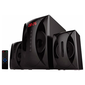 Колонки Golden Field LA-120C BT, система 2.1, мощность 20W, беспроводное соединение, черный корпус