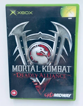 Диск для Xbox Original - Mortal Kombat Deadly Alliance, английская версия, Б/У