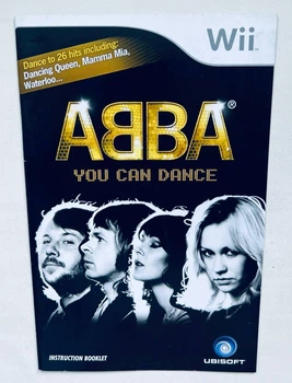 Мануал + вкладыши для игры ABBA You Can Dance - Nintendo Wii, Б/У