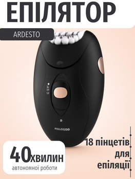 Эпилятор женский пинцетный LESH-Y305 универсальный аккумуляторный депилятор для ног для зоны бикини триммер для женщин машинка для эпиляции Черный