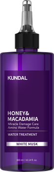 Рідка маска філер для волосся Мед і Макадамія KUNDAL White Musk 300мл
