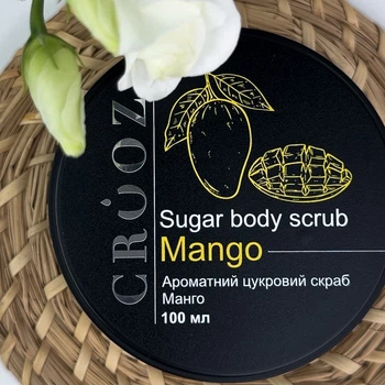 Скраб для тіла Crooz Sugar Body Scrub Mango 100 мл (Аромат манго)