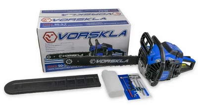 Бензопила VORSKLA ПМЗ 50-3,7 (1 шина, 1 цепь, двигатель 50 см куб)