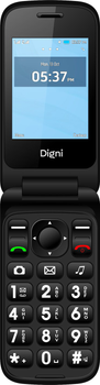 Telefon komórkowy eSTAR Digni Flip Black (DIGNIFLIPB)
