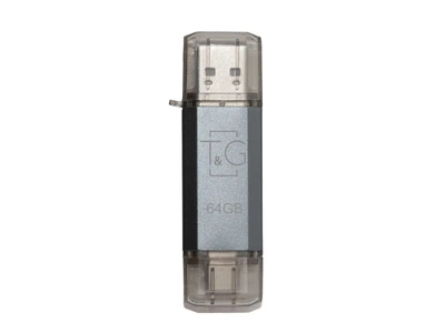 USB флеш накопичувач T&G 64 GB Silver (TG009TC-64GSL)