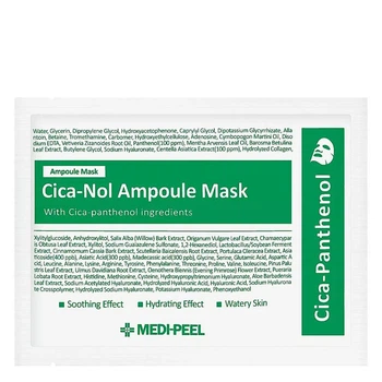 Тканинна маска для обличчя з центеллою Medi-Peel Cica-Nol Ampoule Mask 1 шт 20 мл