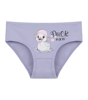 Трусы слипы для девочки с принтом DUCK paw - Donella - 4171PB63 - 98-104 см - Фиолетовый