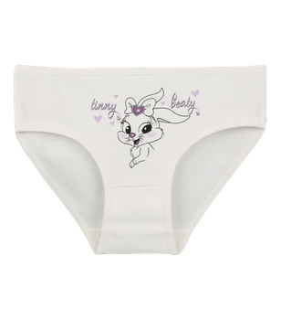 Трусы слипы для девочки с принтом Tinny Beaty - Donella - 4111Y38 - 86-92 см - Молочный