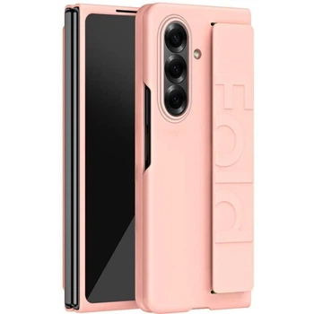 Защитный чехол Deexe Silicone Grip для Samsung Galaxy Fold 7 - Pink