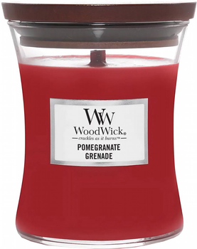 Świeca zapachowa Woodwick Pomegranate czerwona (5038581145266)