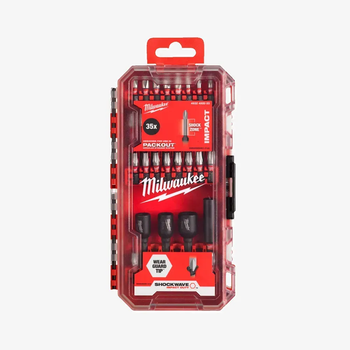 Набір біт SHOCKWAVE PACKOUT MILWAUKEE 35шт (4932492003) TR_4932492003