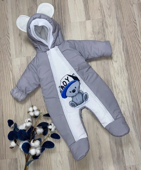 Зимний комбинезон детский утеплённый ДН054 68 см