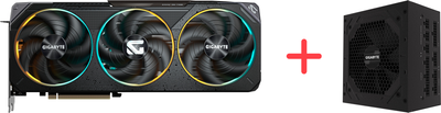 Відеокарта Gigabyte PCI-Ex GeForce RTX 5070 Gaming OC 12GB GDDR7 (192bit) (28000) (HDMI, 3 x DisplayPort) (GV-N5070GAMING OC-12GD)+ Блок живлення Gigabyte P750GM 80+ Gold Modular у подарунок!