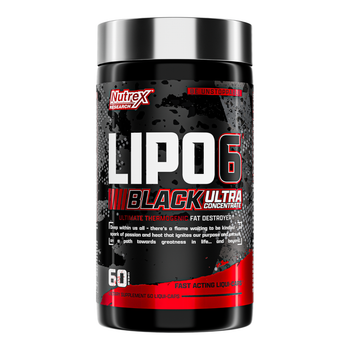 Ультраконцентрат для спалювання жиру Nutrex Research LIPO-6 Black 60 капсул швидкої дії