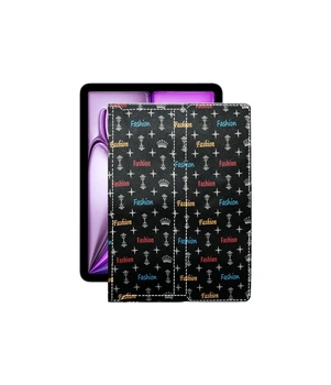 Чохол з екошкіри для планшету Apple iPad Air 11 2025 Фешн чорний