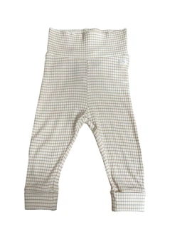 Штани H&M 270981900_stripe 44 Білий/Бежевий
