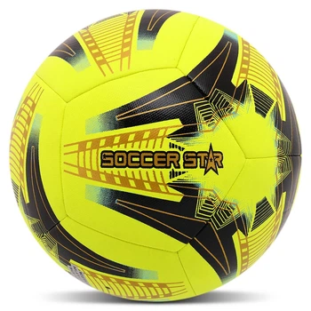 Мяч футбольный размер №5 Soccer Star Shine 4467 Yellow-Black