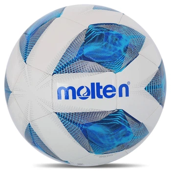 Мяч футбольный Molten F4A1000 размер №4 для зала и улицы White-Blue