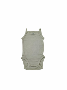 Дитяче боді-майка для дівчинки H&M 86 см Оливковий (25063003C2)
