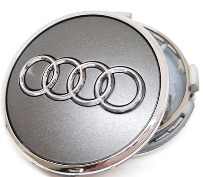 Колпачки на литые диски Audi 69x56 мм графитовые 4B0601170A