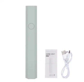 Лампа-фонарик LED-12 (3 Вт.) на аккумуляторе (180mah), с USB для прихвата верхних форм, гелевых типс и декора