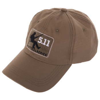 Кепка бейсболка тактична 5.11 Tactical (бавовна, поліестер, регульований розмір, Бежевий хакі) (TY-4950_Бежевий хакі)