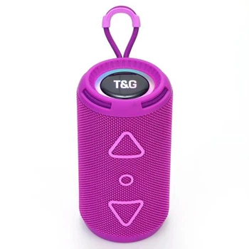 Bluetooth-колонка TG656, з RGB ПІДСВІЧУВАННЯМ, speakerphone, радіо, purple