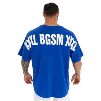 Футболка Big Sam 3379 синяя, размер 3XL
