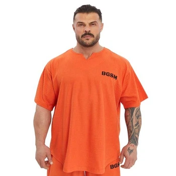 Топ-футболка Big Sam 3376 жовтогаряча, розмір 3XL