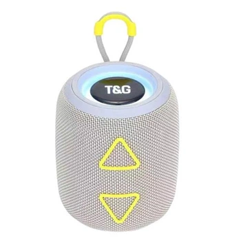 Bluetooth-колонка TG655 з RGB ПІДСВІЧУВАННЯМ, speakerphone, радіо, grey