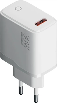 Сетевое зарядное устройство ArmorStandart AR013 USB-A 30W White (ARM84424)