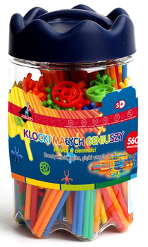 Конструктор Askato Blocks Straws Glow in The Dark 560 деталей (6901440116518)