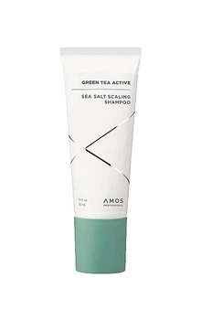 Шампунь-скраб для кожи головы - Amos Professional Green Tea Active Sea Salt Scaling Shampoo 150ml (1498635-30954329)
