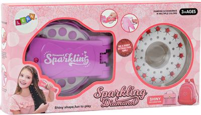Набір для творчості LEAN Toys Sparkling Diamond для прикрашання волосся та аксесуарів діамантами 17923 (5905991007739)